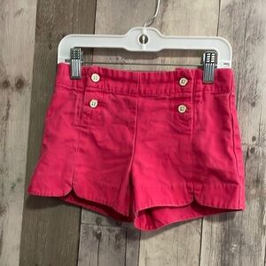 Janie and Jack pink sailor shorts